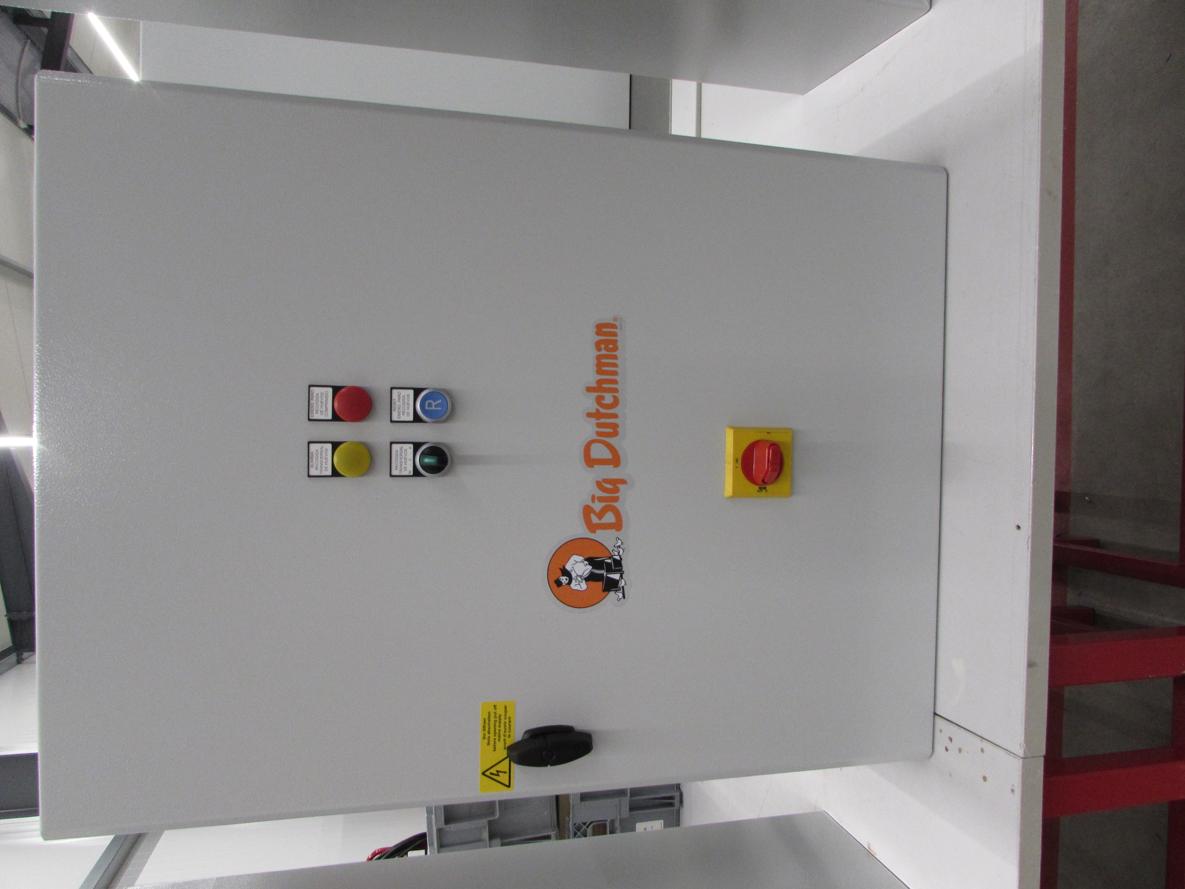 Control cabinet egg cross collection 2 drives